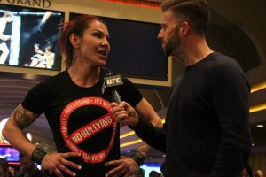 Former opponents inside the UFC cage unite for an event aimed at empowering women -
