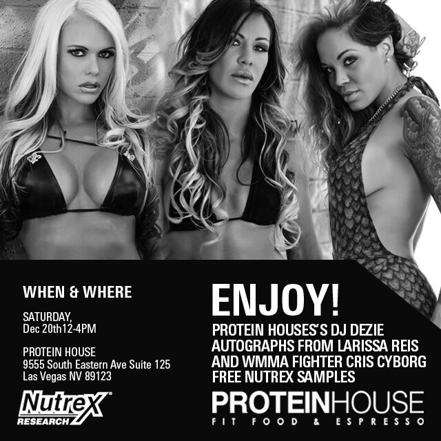 Join Me This Saturday At Protein House in Las Vegas Cris
