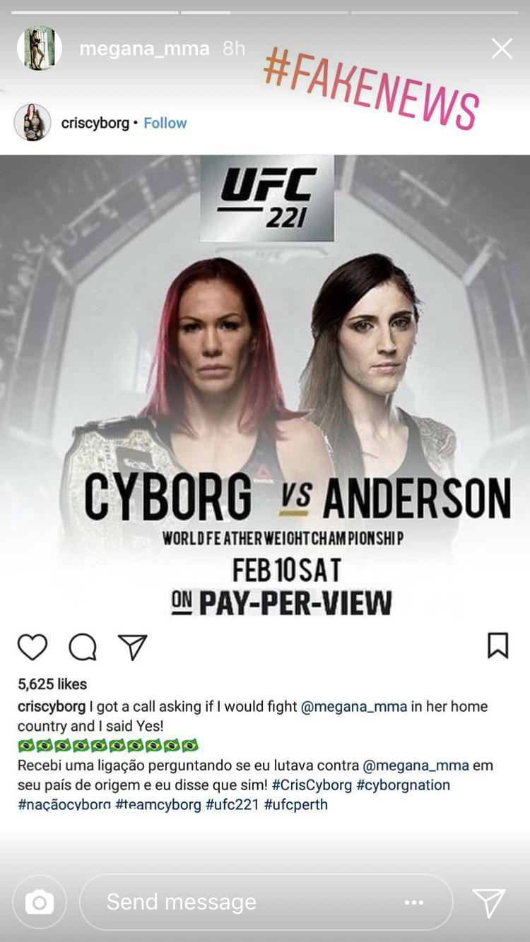 megan-anderson-ufc-221-instagram - The Official Website of Cristiane "Cyborg" Justino