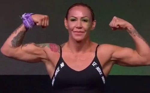 Cris Cyborg Bellator 249 weigh ins