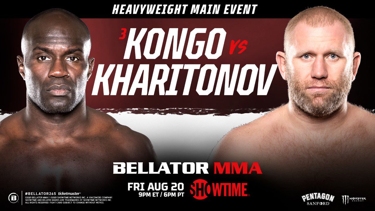 LIVE FIGHTS Bellator 265 Kongo Vs Kharitonov presented by Monster Energy