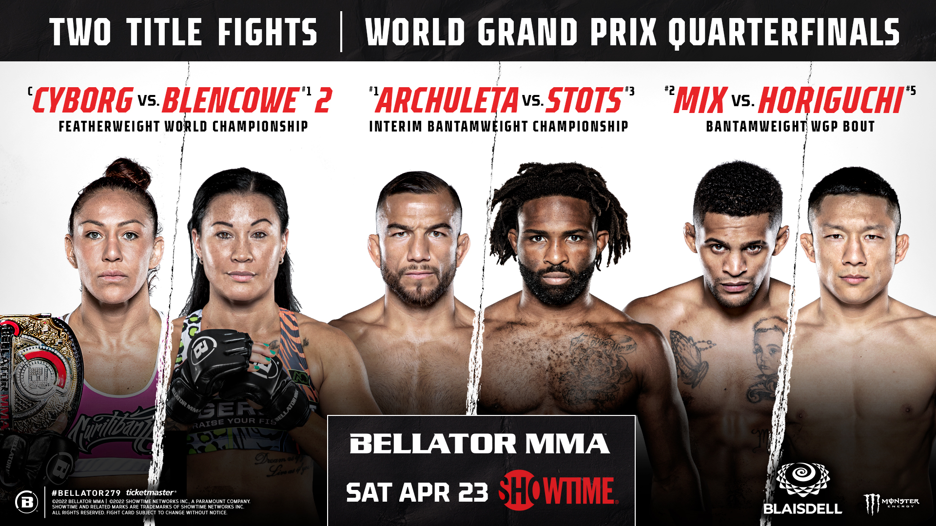 LIVE FIGHTS Bellator 279 Cris Cyborg Vs Arlene Blencowe 2 #BellatorHawaii 